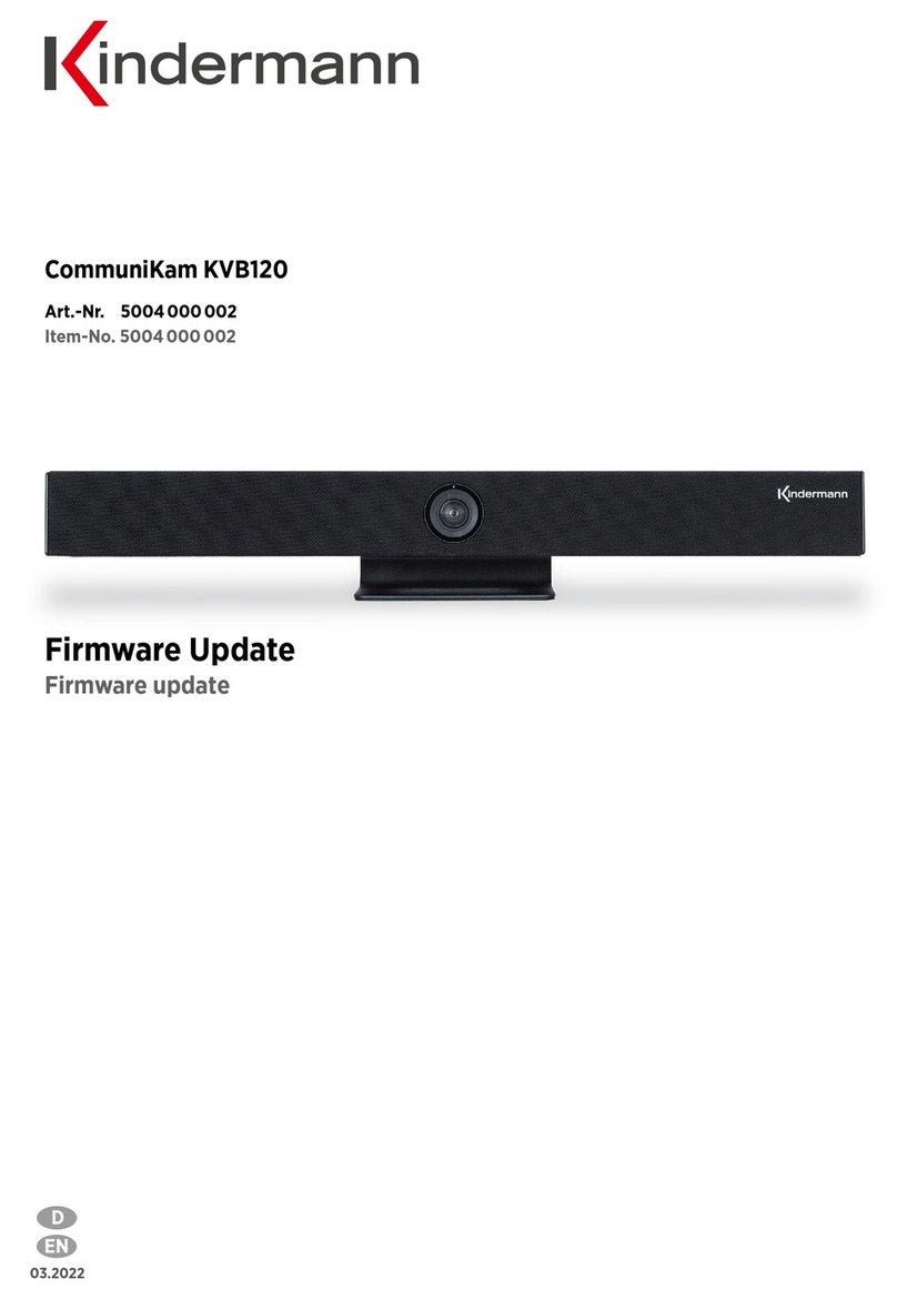 Kindermann CommuniKam KVB120 Firmware update