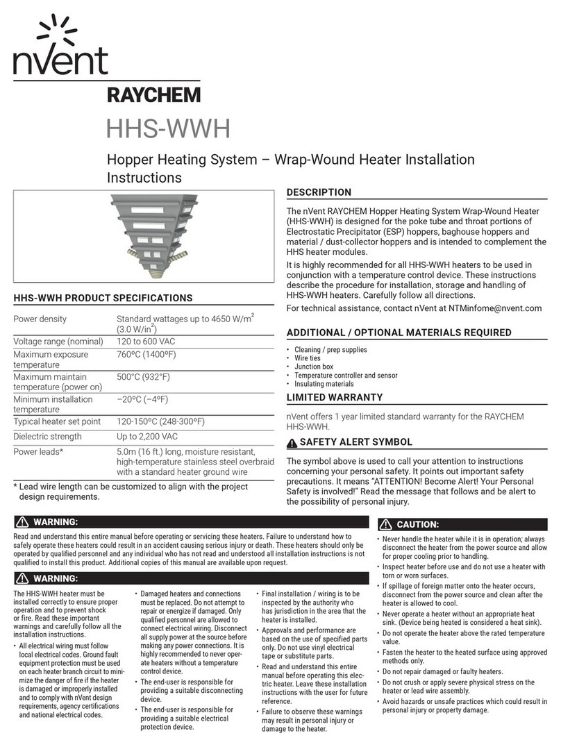nvent RAYCHEM HHS-WWH User manual