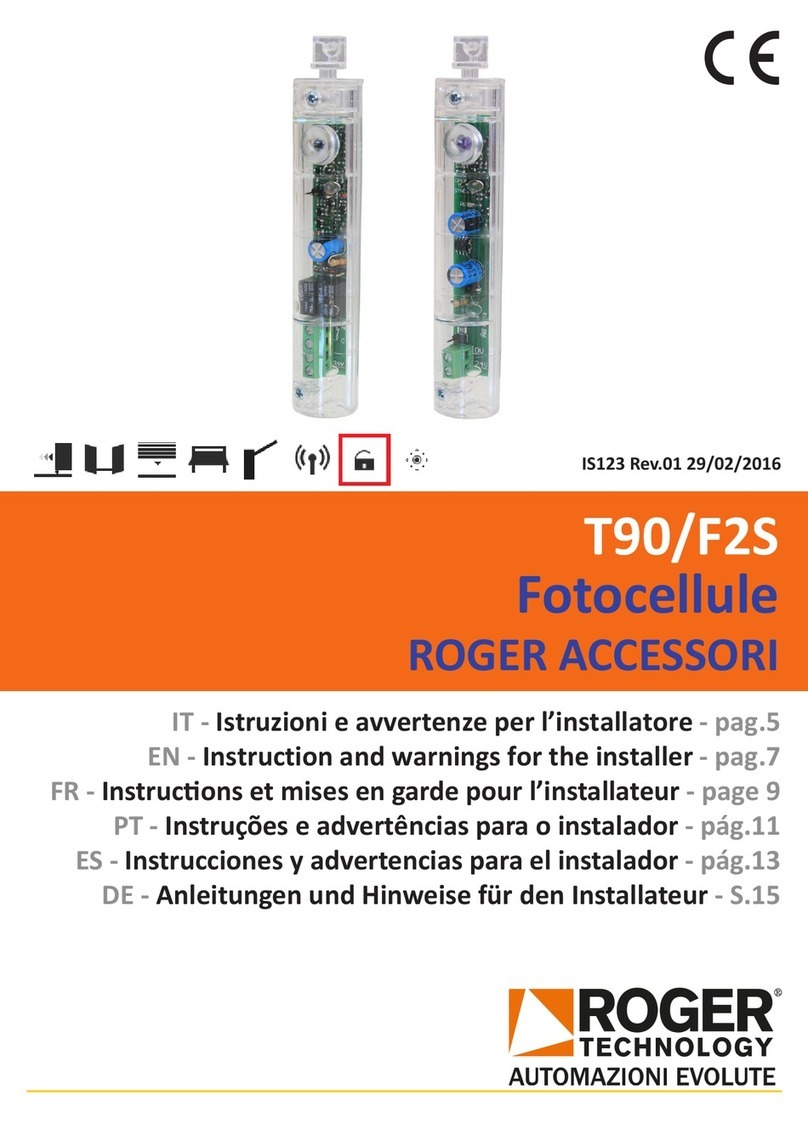 Roger Technology T90/F2S Product manual