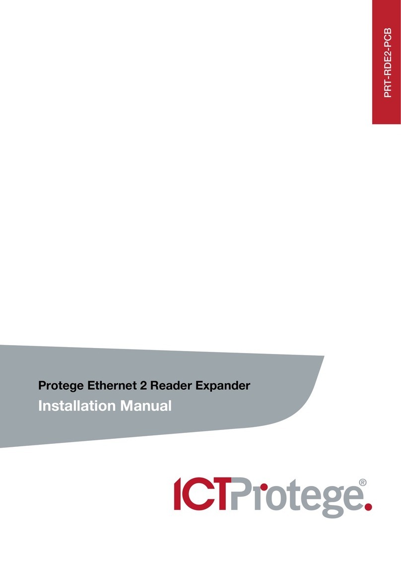 ICT Protege PRT-RDE2-PCB installation manual