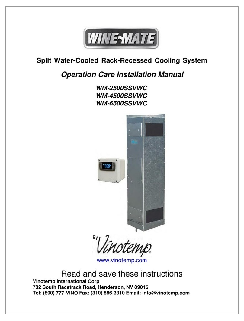 Vinotemp WINE-MATE WM-2500SSVWC Installation guide