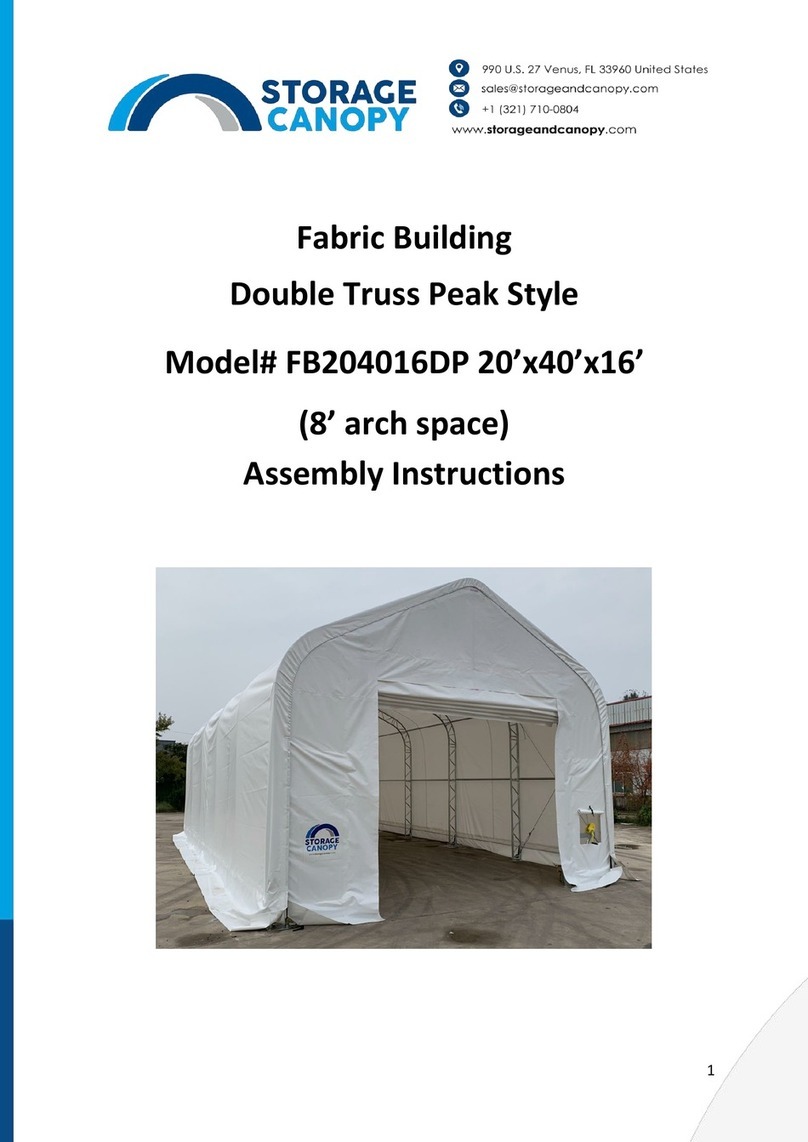 Storage Canopy FB204016DP User manual Storage Canopy FB204016DP User manual