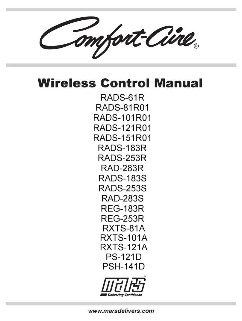 Comfortaire RADS-61R User manual