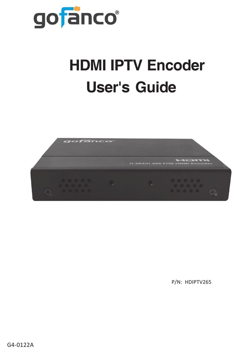 gofanco HDIPTV265 user guide