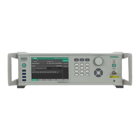 Anritsu Rubidium MG362 1A Series User manual