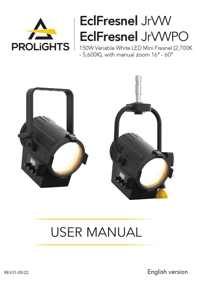 ProLights EclFresnel JrVW user manual