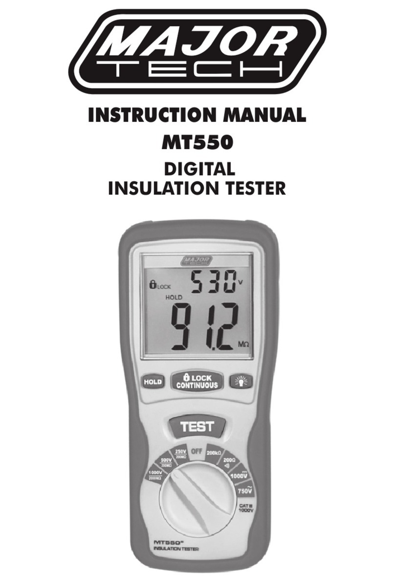 Major tech MT550 instruction manual