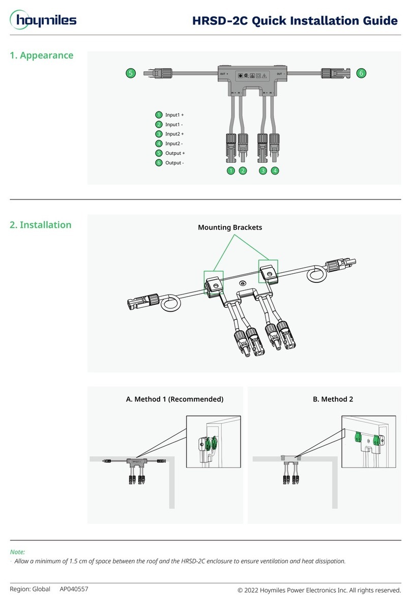 Hoymiles HRSD-2C Quick installation guide