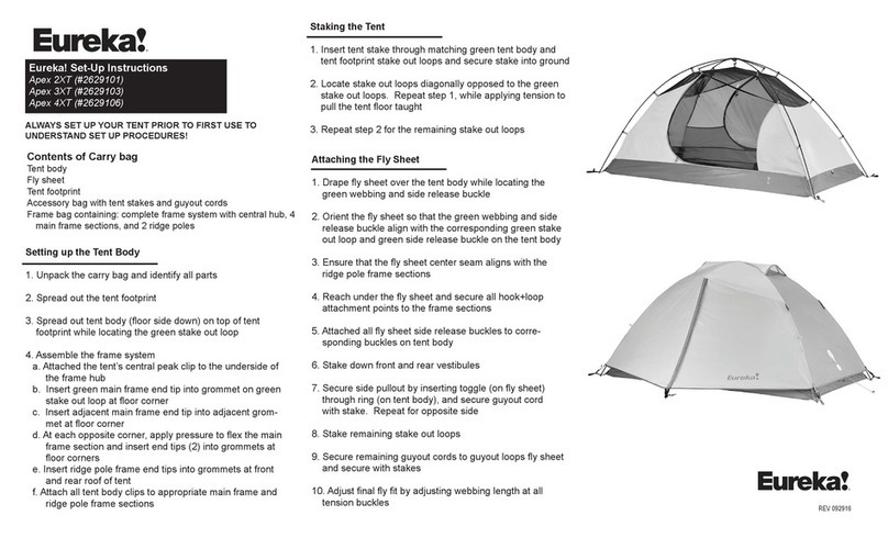 Eureka Apex 2XT Setup instructions