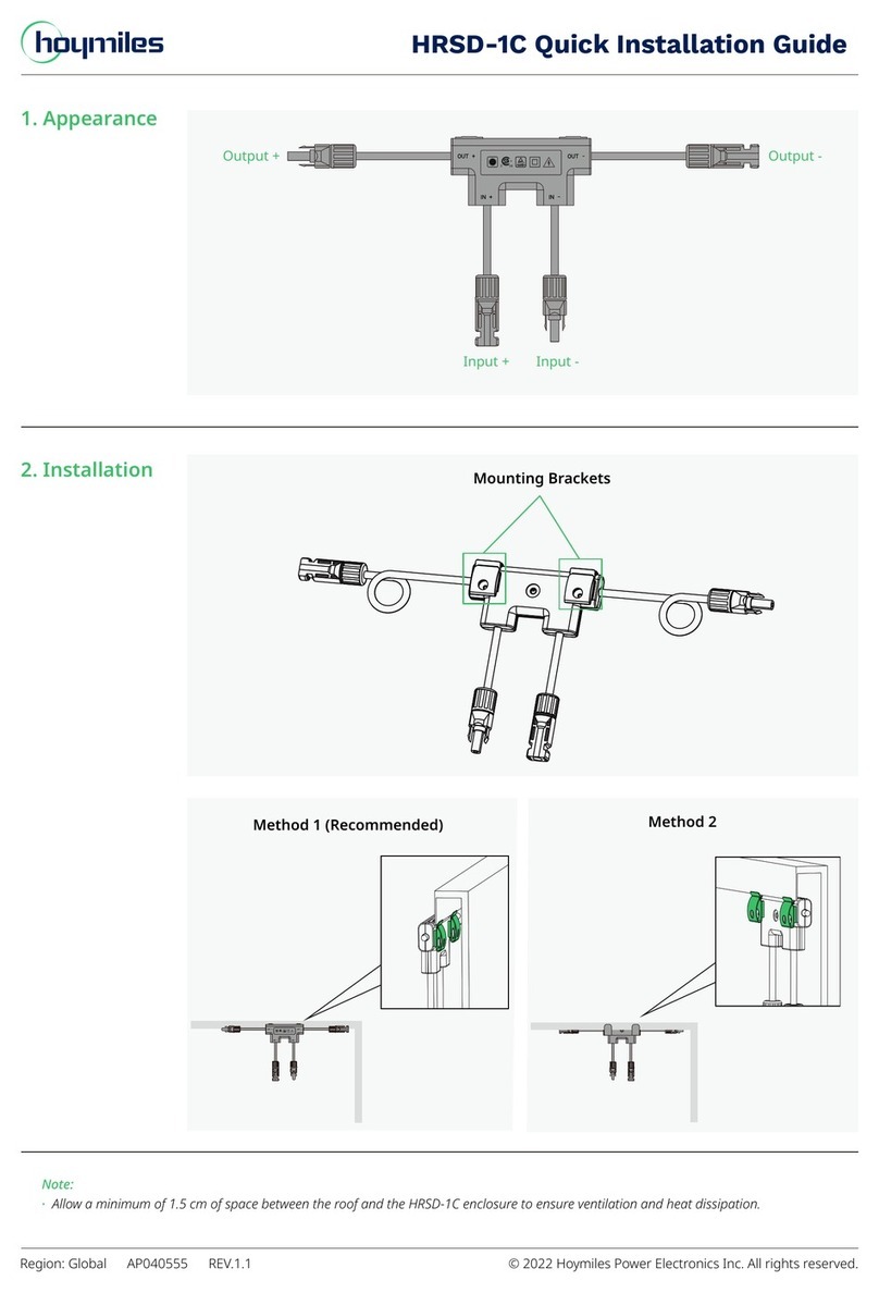 Hoymiles HRSD-1C Quick installation guide