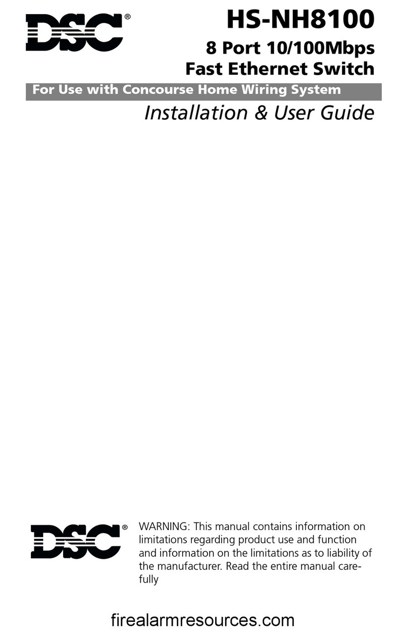 DSC HS-NH8100 Operation manual