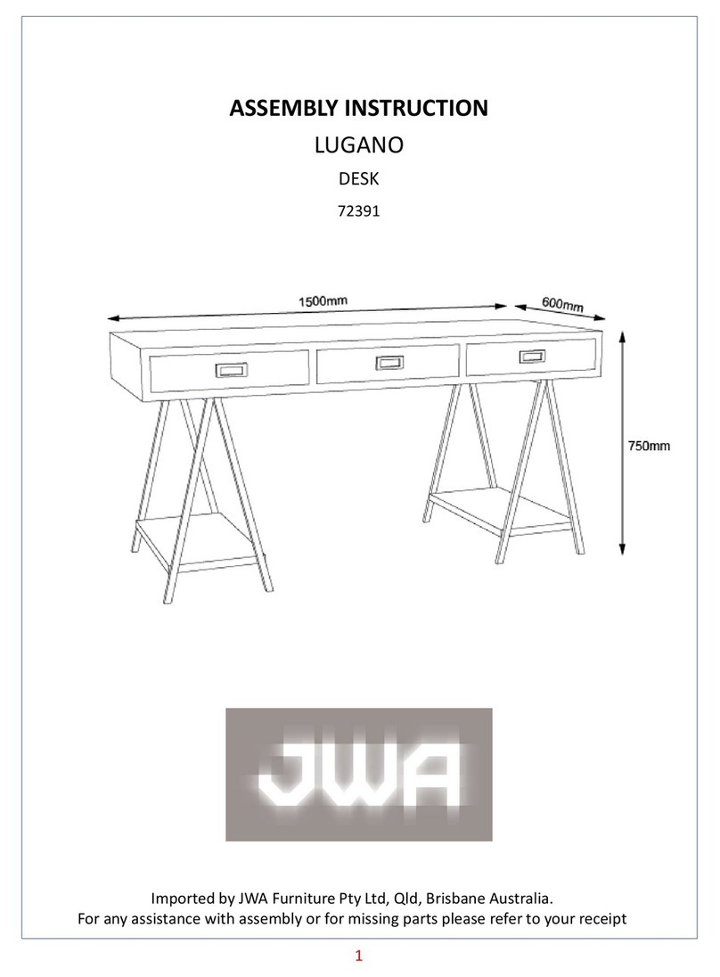 JWA LUGANO 72391 Assembly instruction