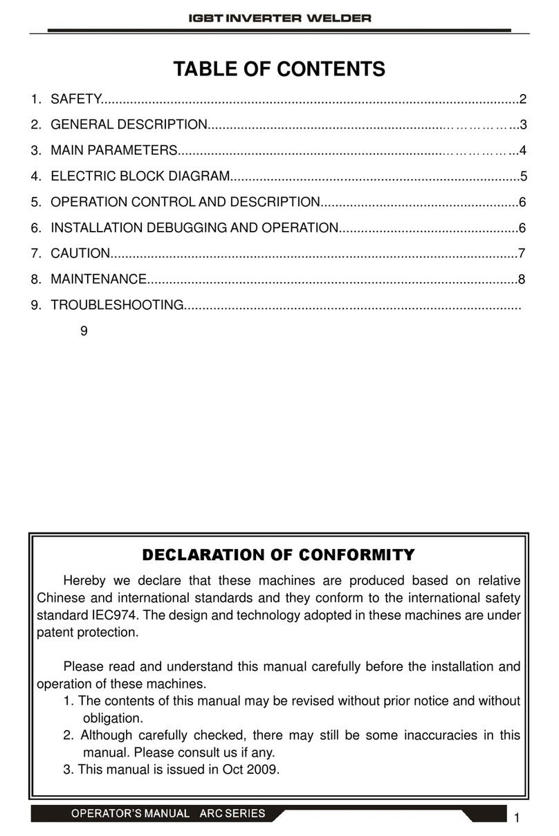 IGBT ARC Series User manual
