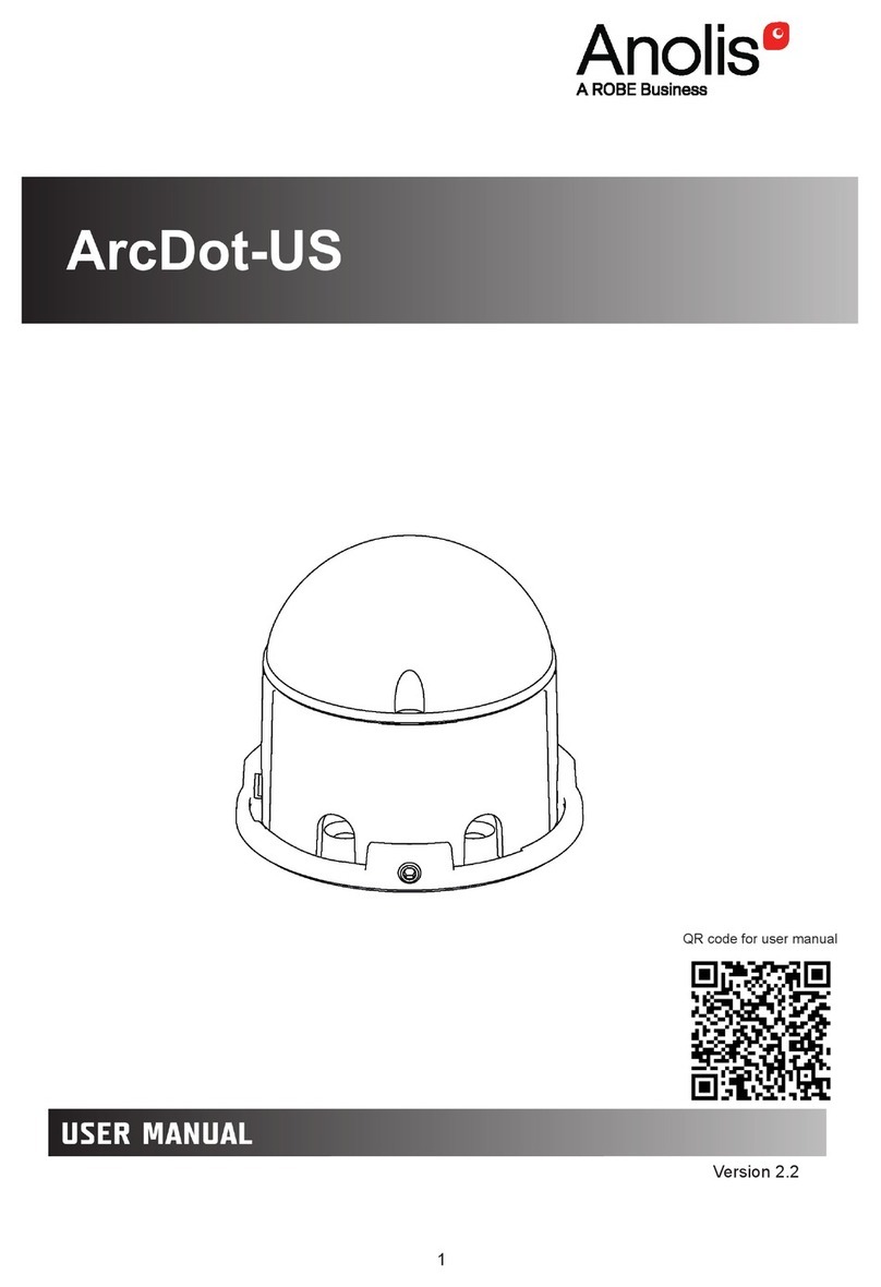 Robe Anolis ArcDot-US User manual