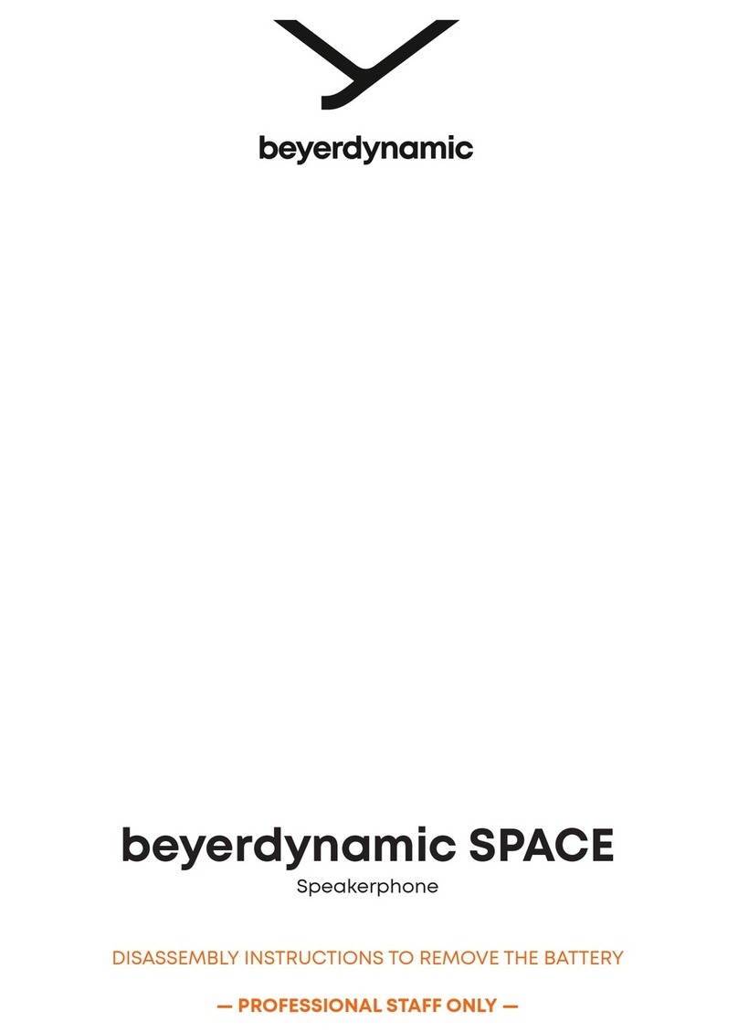 Beyerdynamic SPACE Disassembly instructions