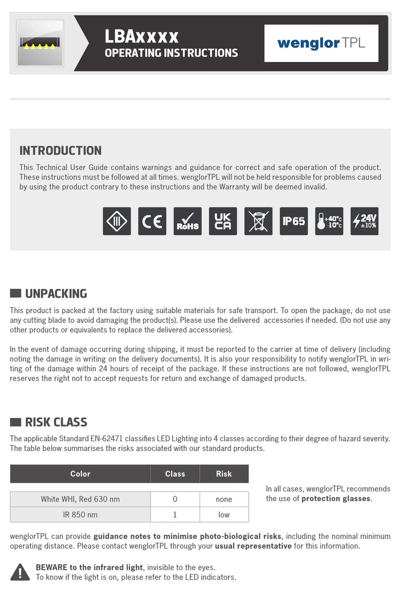 Wenglor LBA Series operating instructions