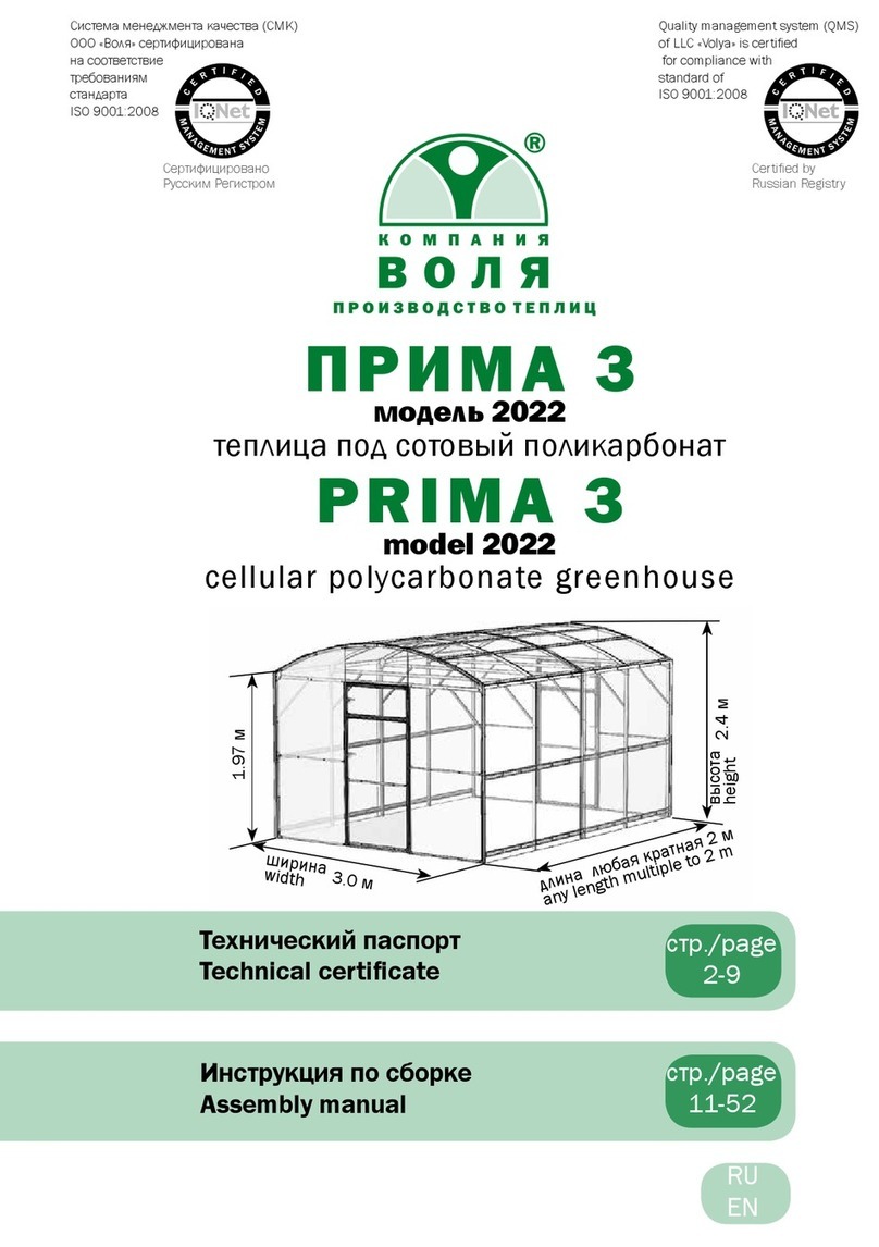 VOLYA PRIMA 3 2022 Assembly manual