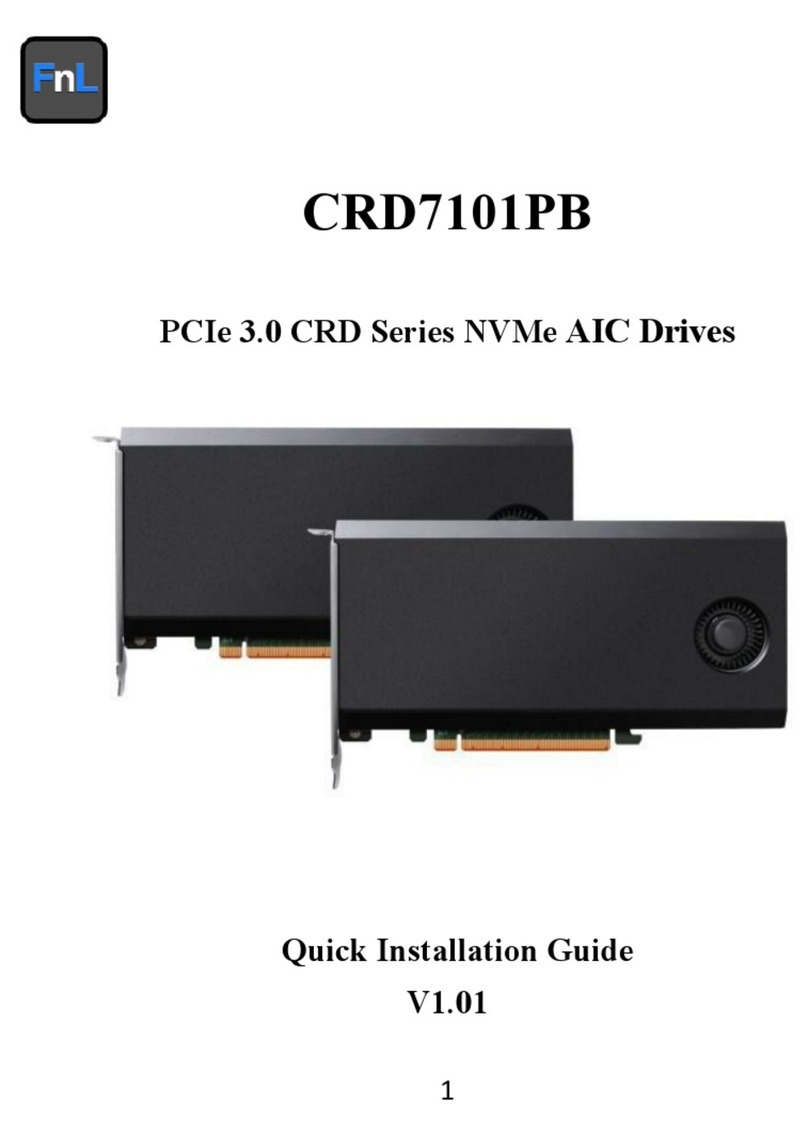 FnL CRD Series Quick installation guide FnL CRD Series Quick installation guide