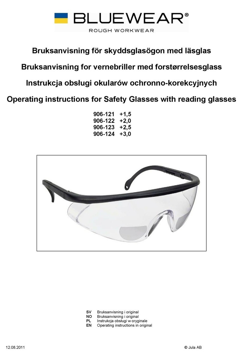Jula BLUEWEAR 906-121 operating instructions