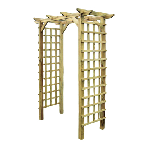 Zest 4 Leisure Pergola Arch User manual Zest 4 Leisure Pergola Arch User manual