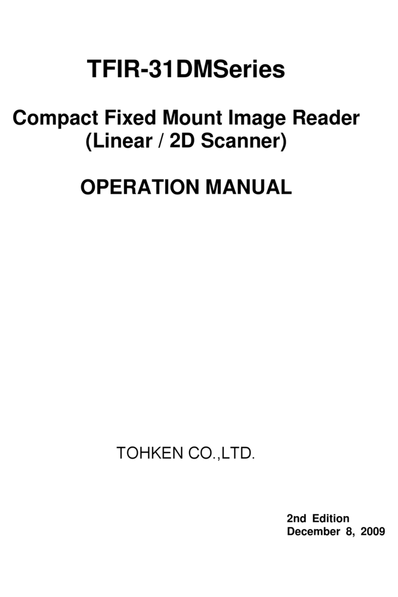 Tohken TFIR-31DM Series Operation manual