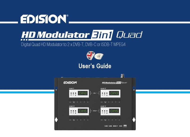 Edision HD Modulator 3in1 Quad user guide
