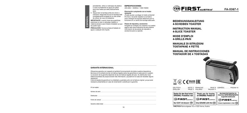 TZS First AUSTRIA FA-5367-1 instruction manual