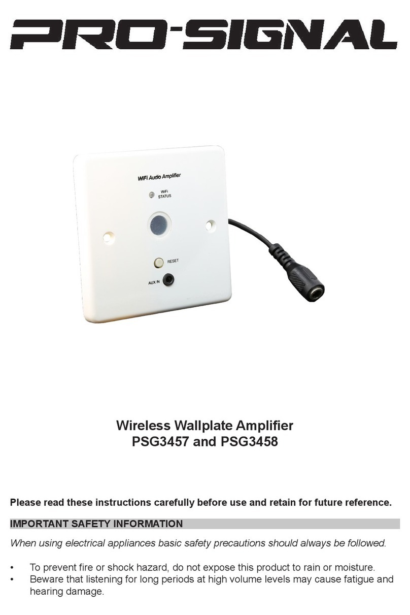 PRO SIGNAL PSG3457 manual
