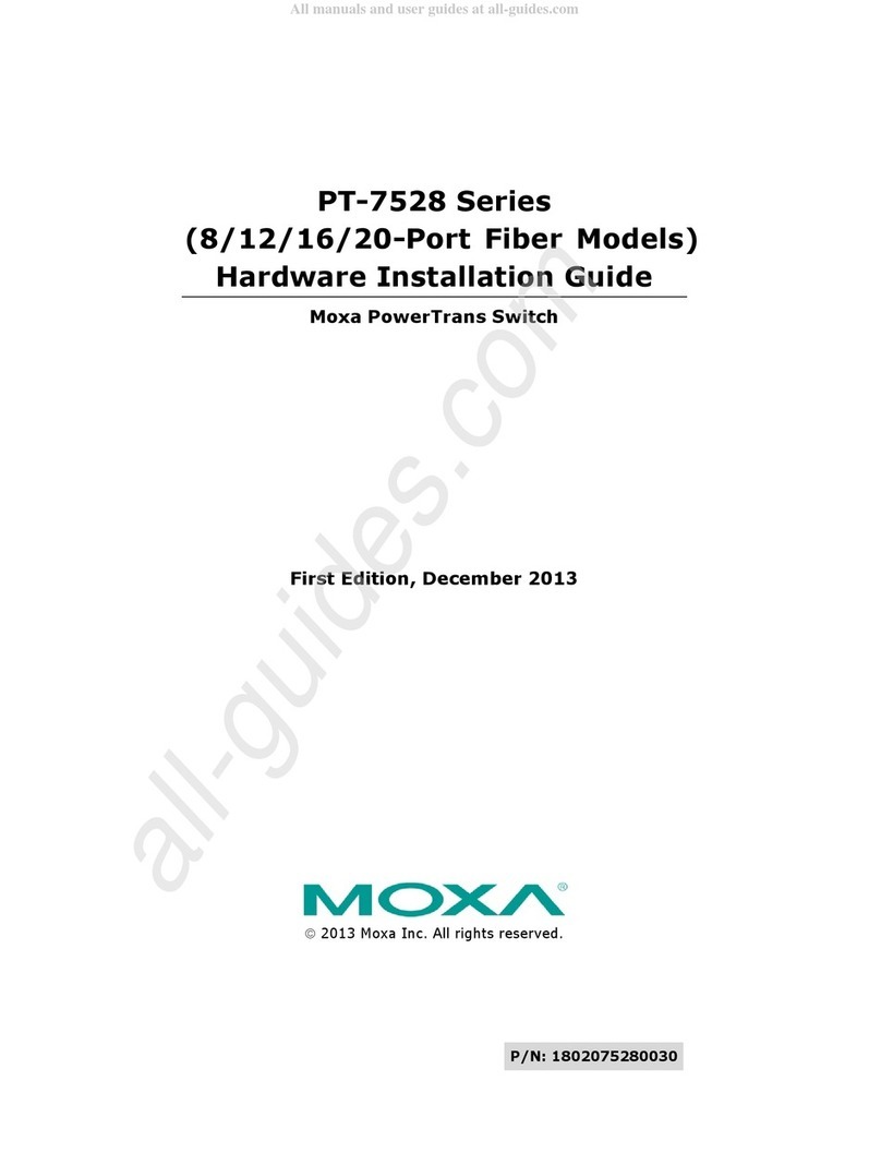 Moxa Technologies PT-7528 Hardware installation guide Moxa Technologies PT-7528 Hardware installation guide