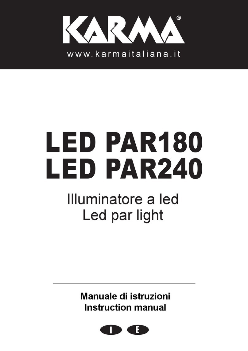 Karma LED PAR180 instruction manual