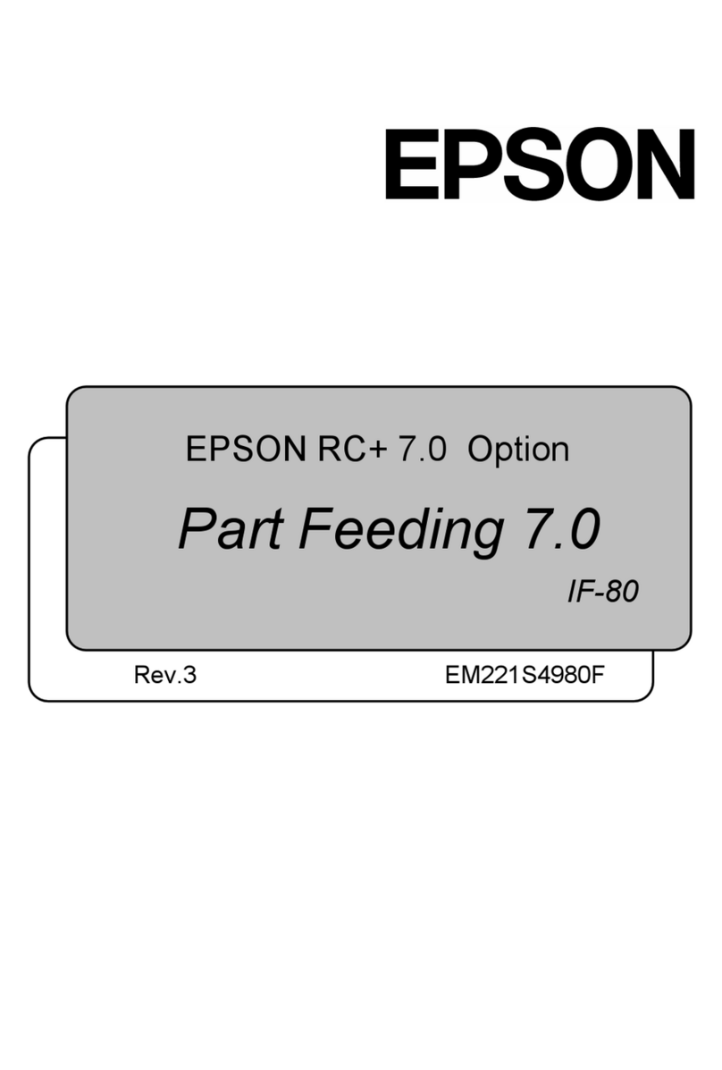 Epson Part Feeding 7.0 IF-80 User manual