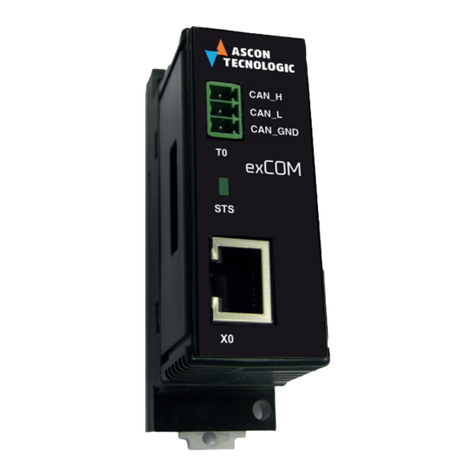 Ascon tecnologic exCOM installation manual