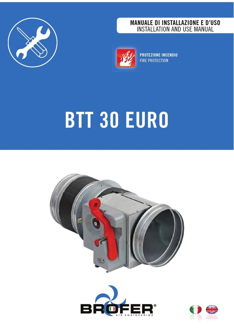 Brofer BTT 30 EURO Series Installation and use manual