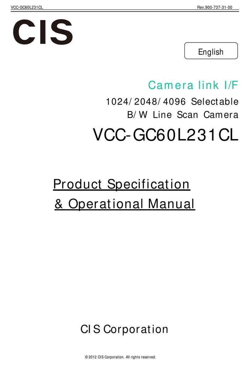 CIS VCC-GC60L231CL Quick start guide