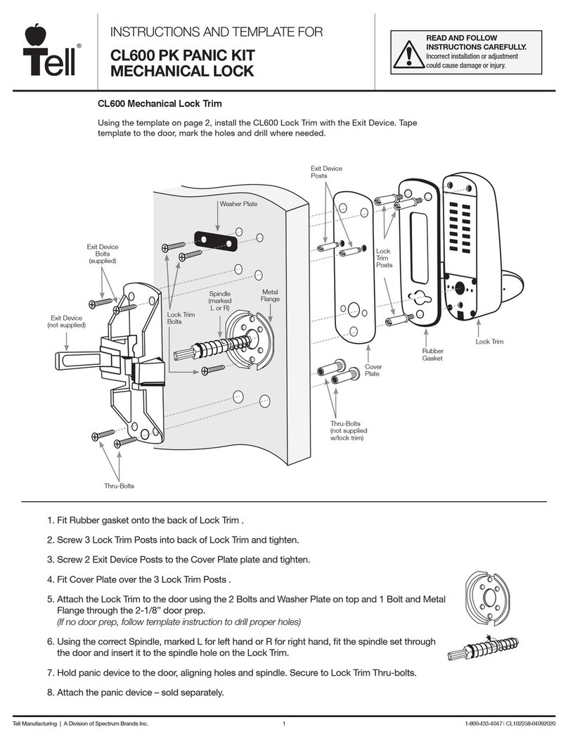 tell CL600 instructions
