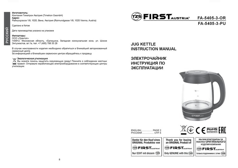 TZS First AUSTRIA FA-5405-3-OR instruction manual