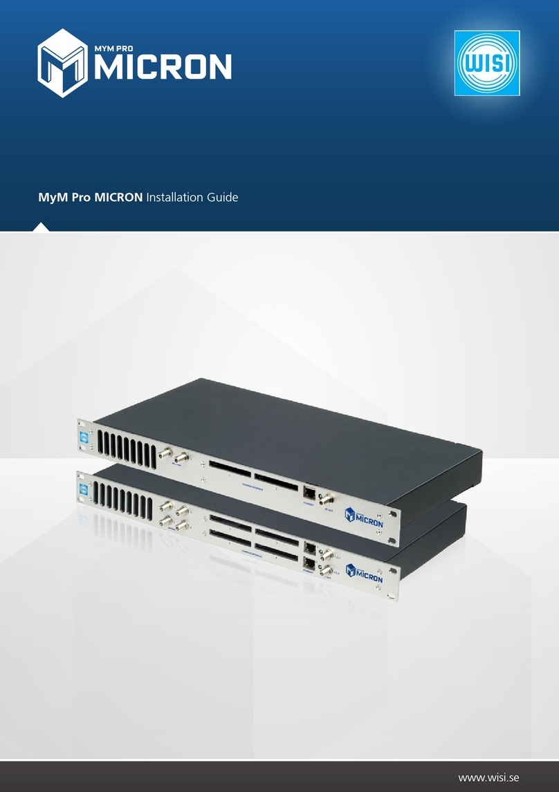 Wisi MICRON MyM Pro installation guide