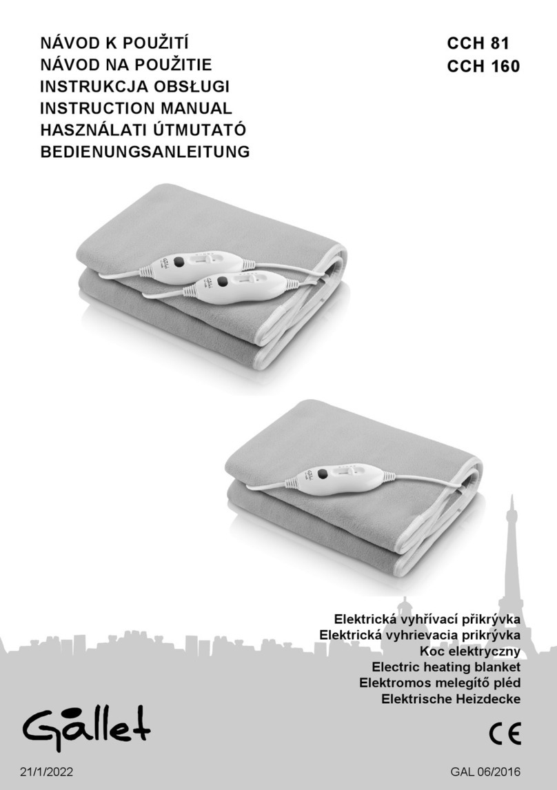 Gallet CCH 81 instruction manual