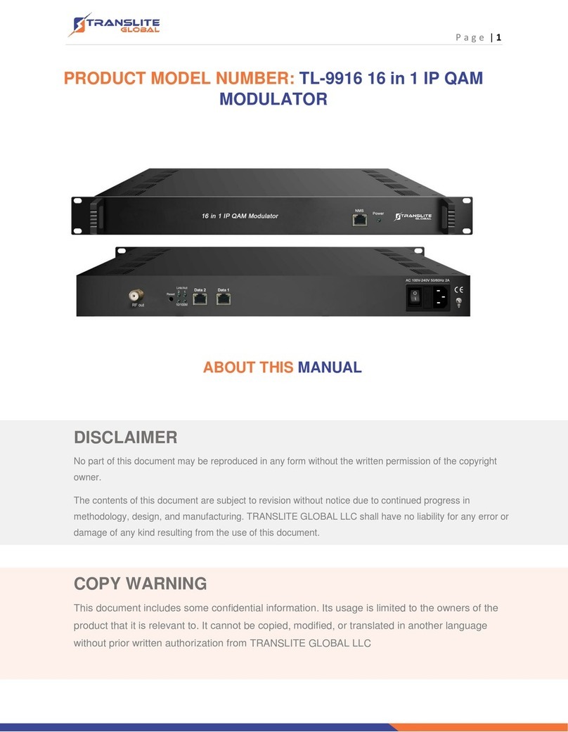 TransLite TL-9916 manual