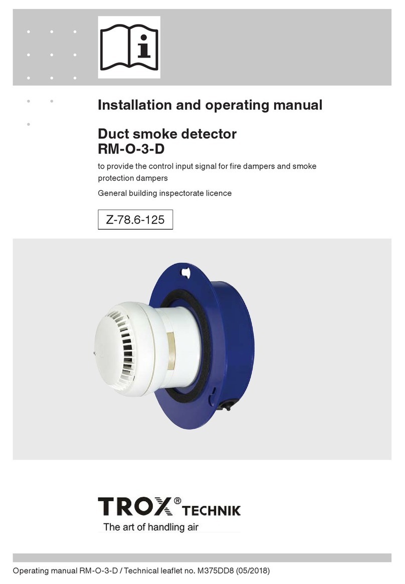 Trox Technik RM-O-3-D User manual