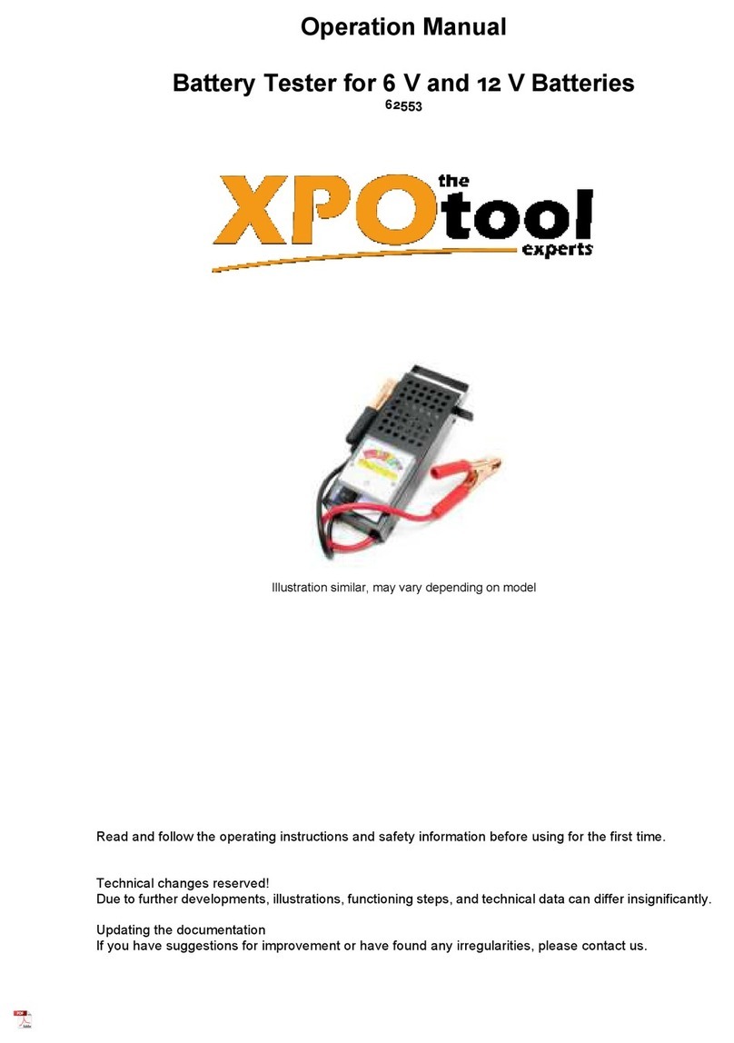 XPOtool 62553 User manual