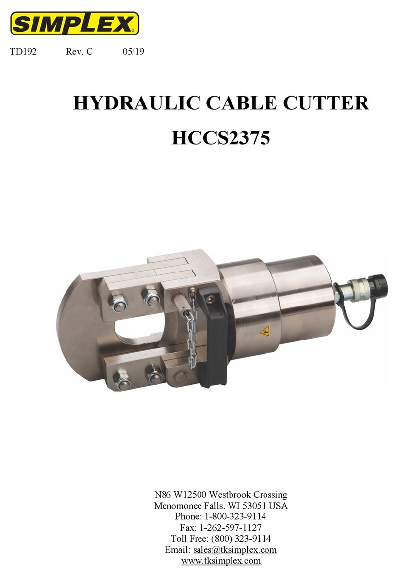 Simplex HCCS2375 User manual