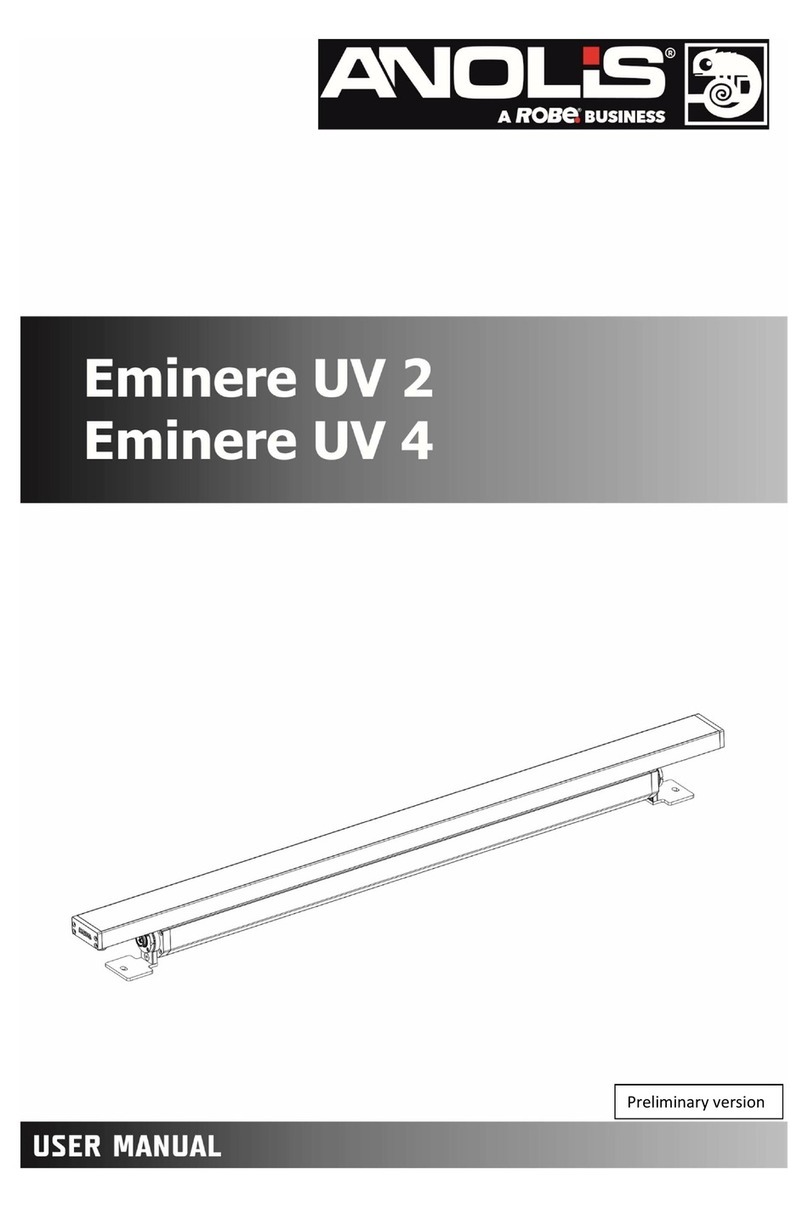 Robe ANOLiS Eminere Remote UV 2 User manual