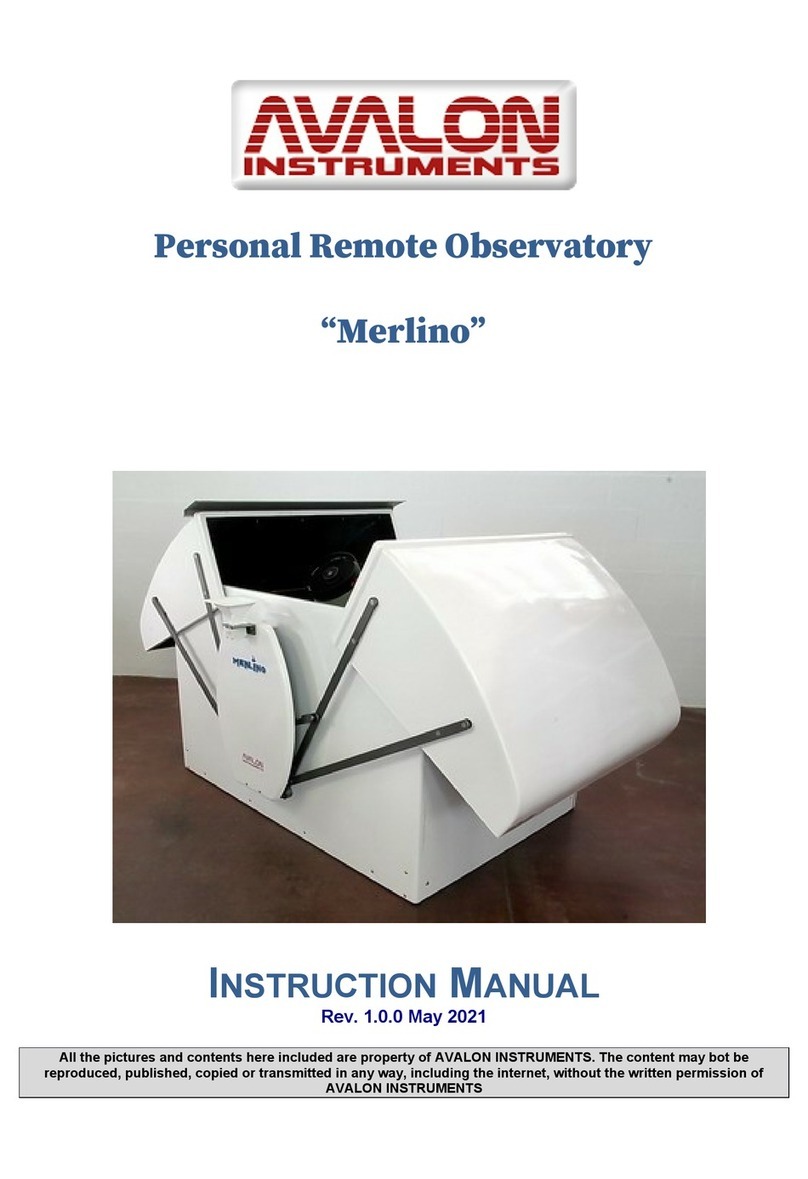 Avalon Instruments Merlino instruction manual