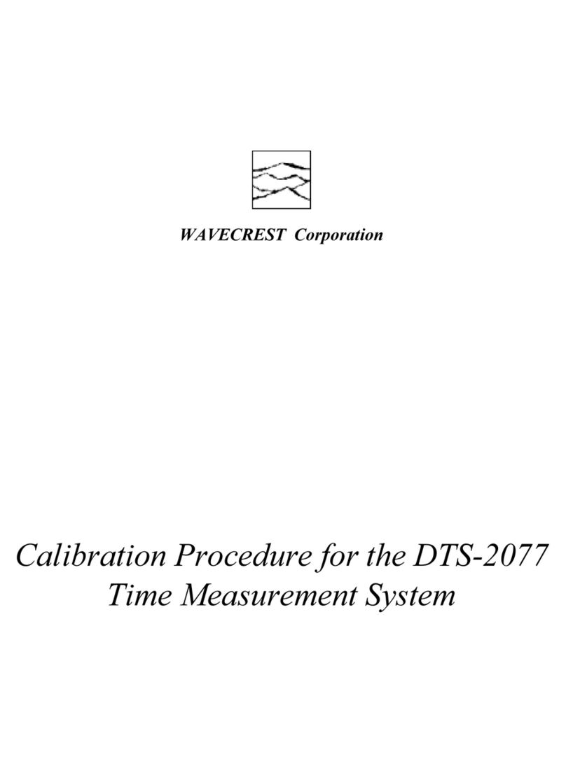Wavecrest DTS-2077 Manual