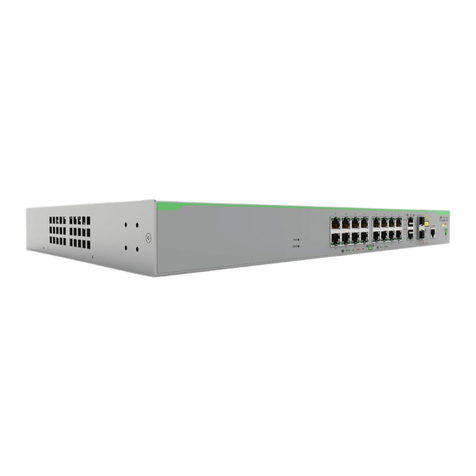 Allied Telesis CentreCOM FS980M Series Quick installation guide Allied Telesis CentreCOM FS980M Series Quick installation guide
