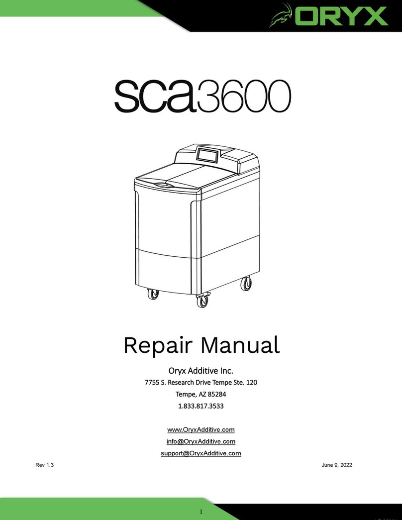 Oryx sca3600 Repair manual