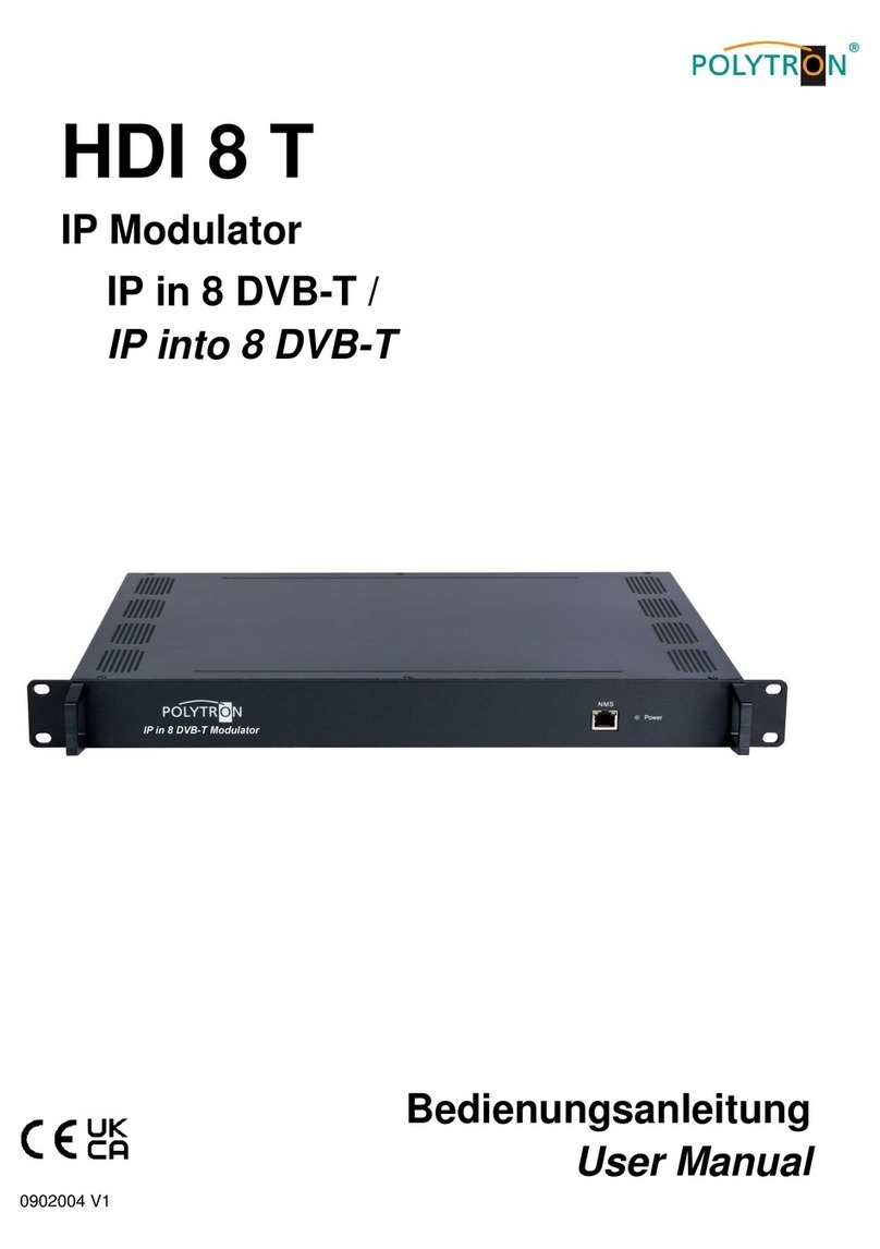 Polytron HDI 8 T User manual