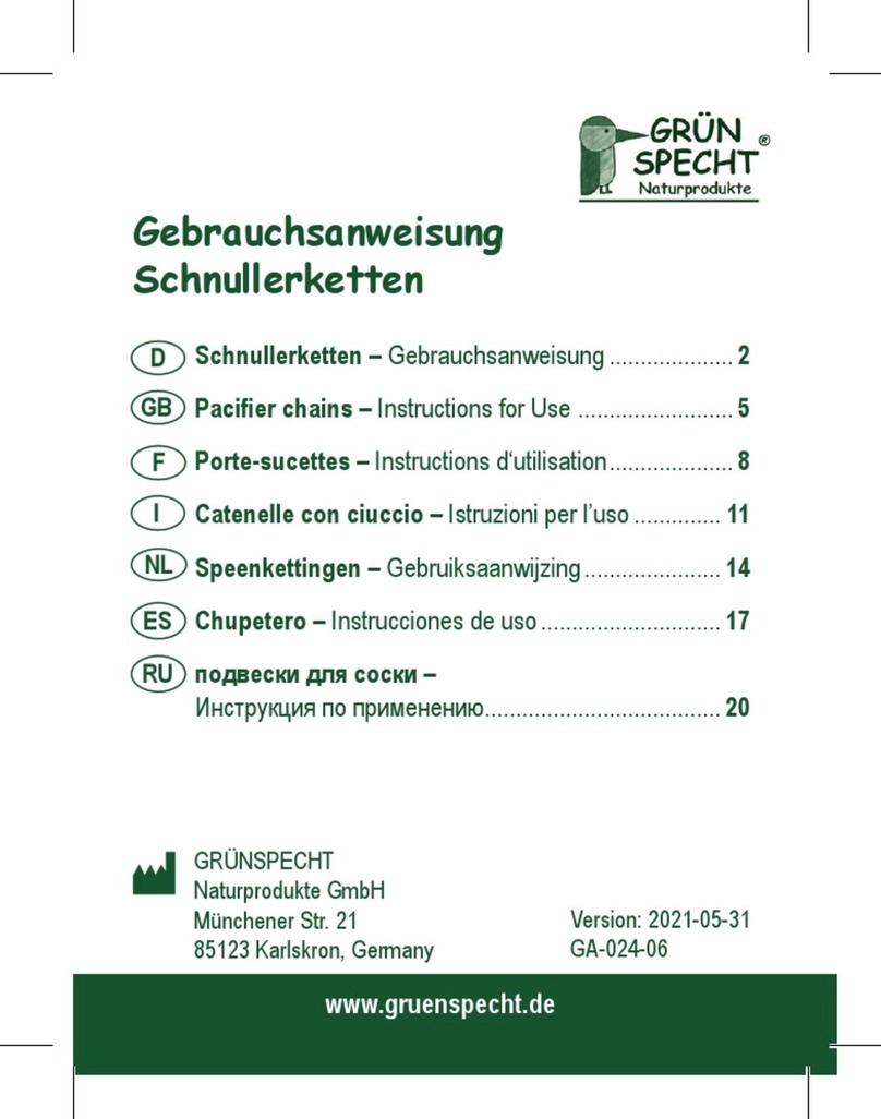 GRÜNSPECHT 595-00 Instructions for use