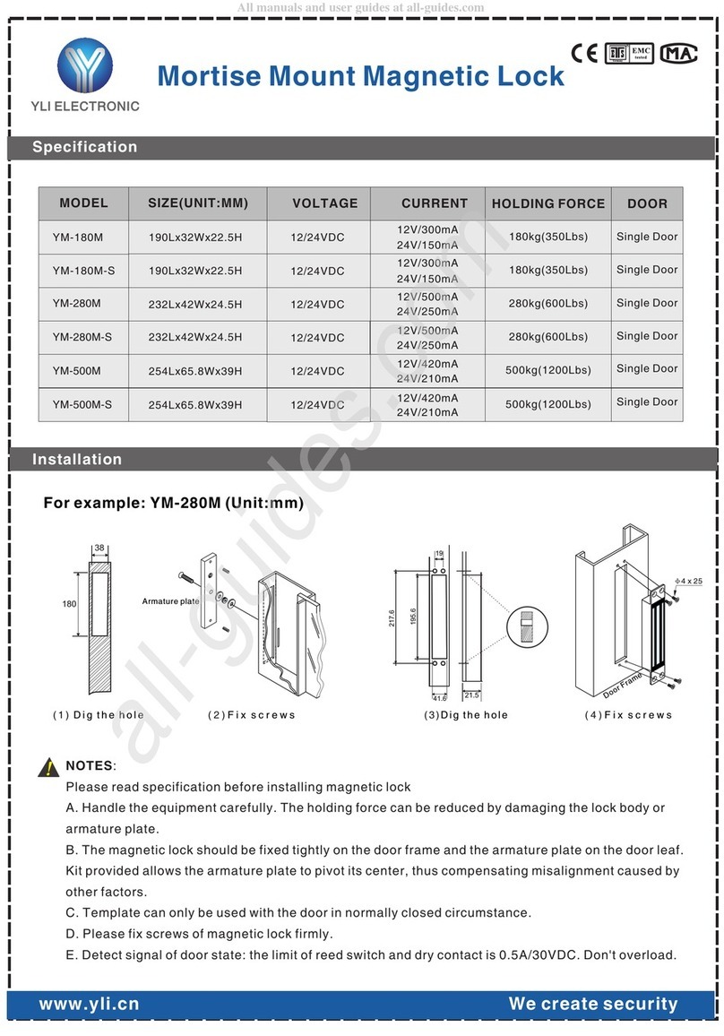 Yli Electronic YM-180M Quick start manual